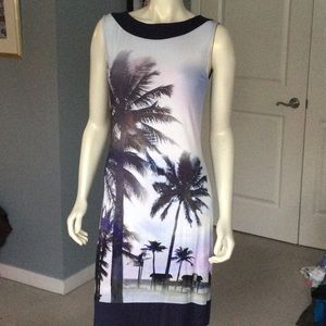 Olsen Europe printed sleeveless dress size S
